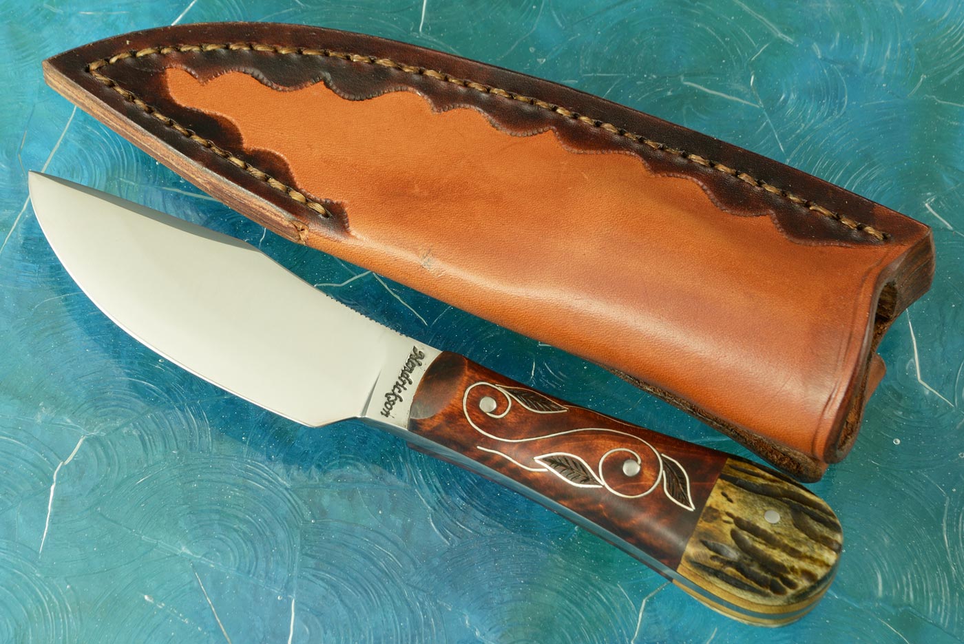 Nanook Cub Hunter with Curly Maple and Stag