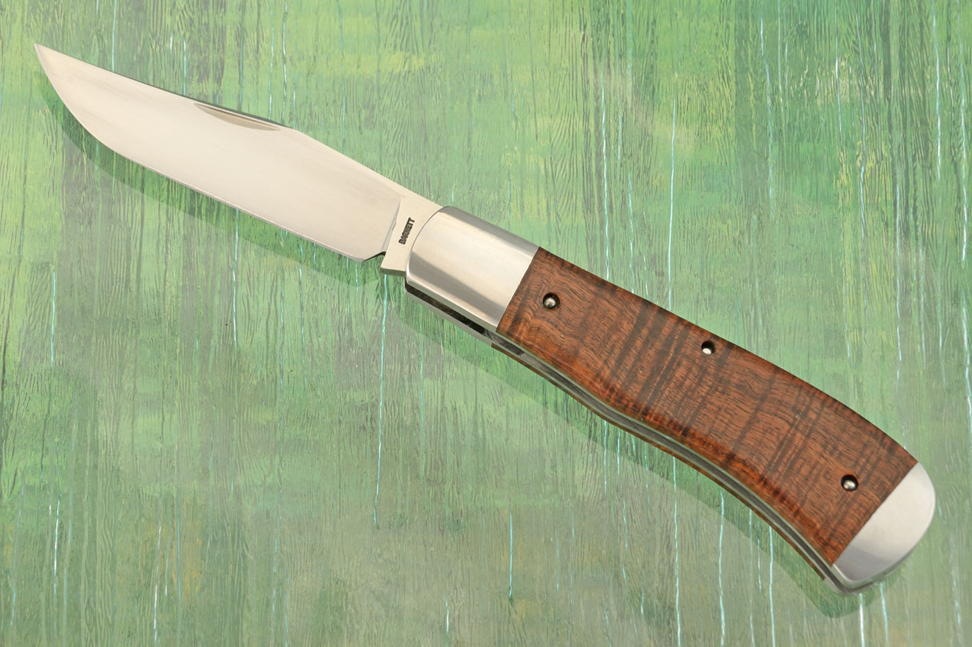Slipjoint Trapper with Curly Western Myall - CPM-154