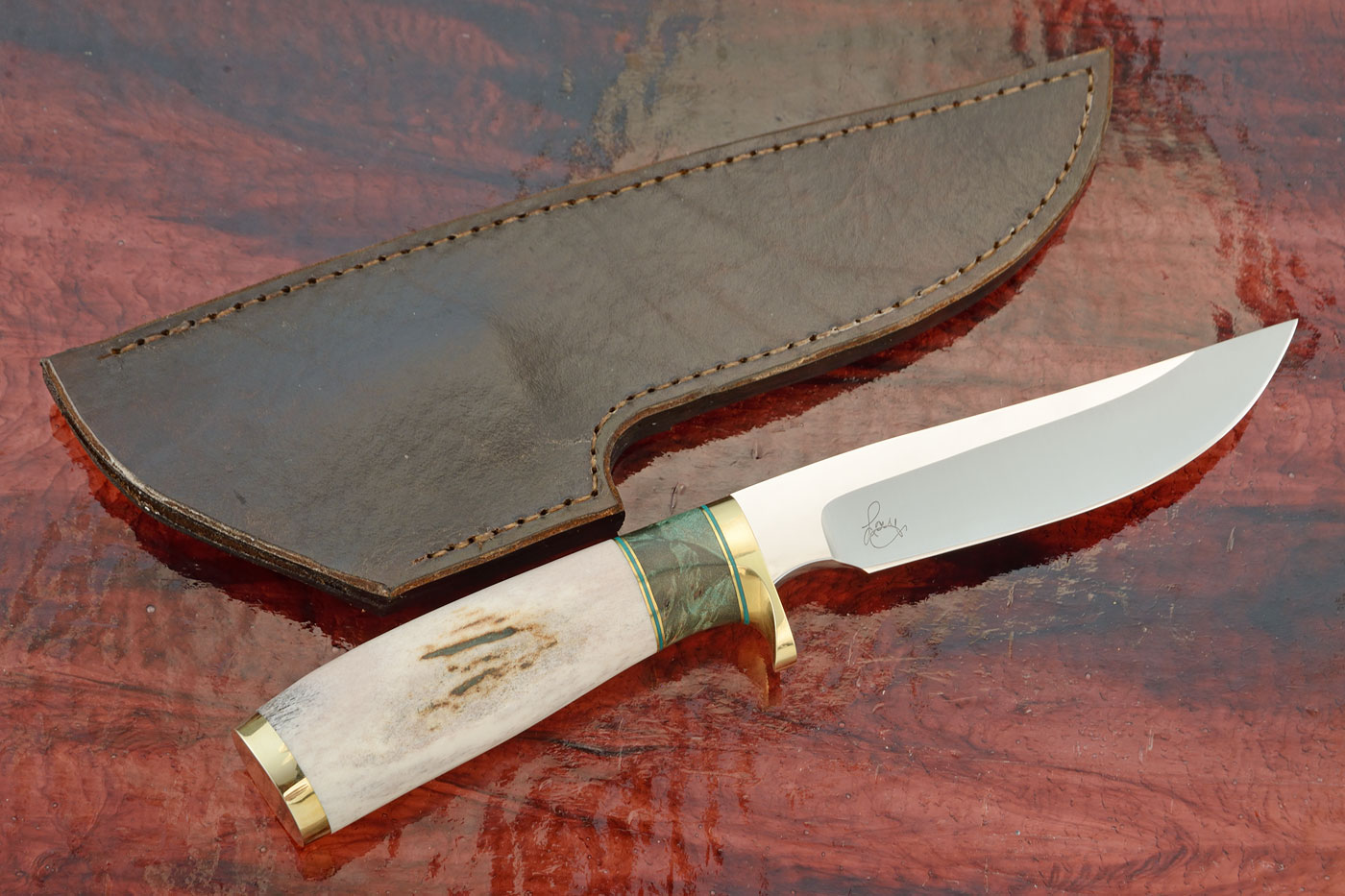 Classic Hunter with Elk Antler and Maple - CPM-154