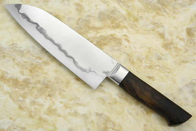 Chef's Knife (Santoku) with Western Walnut (7 1/4