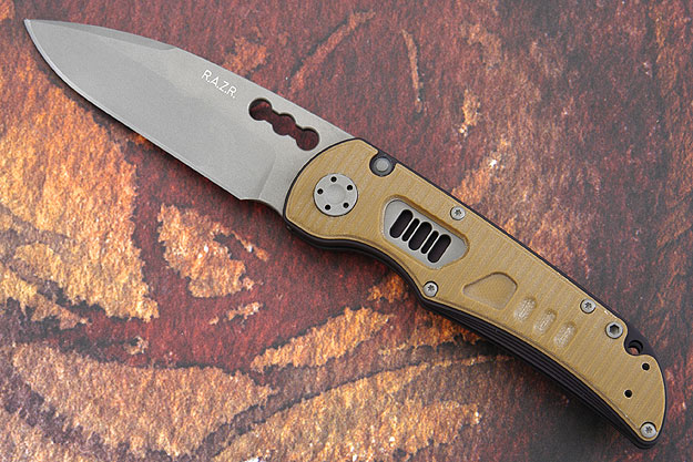 R.A.Z.R. with Coyote Brown G10