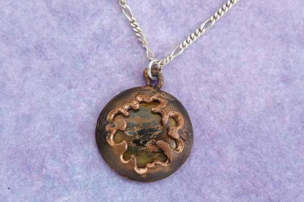 Copper and Mammoth Pendant