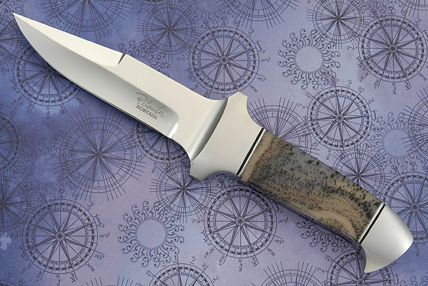 Integral Chute Knife with Agate