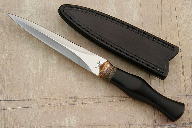 African Blackwood Boot Dagger