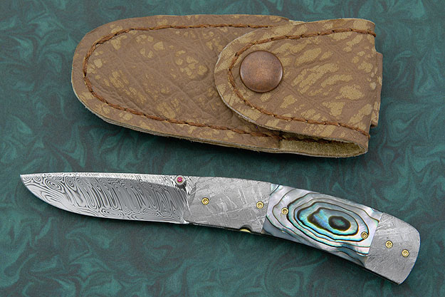 LL-H Folder with Meteorite and Abalone