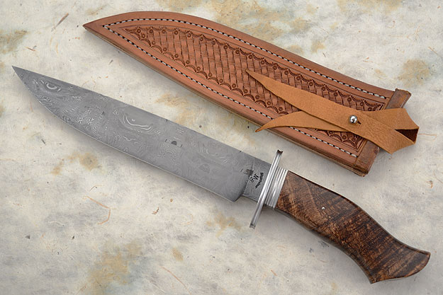 Fossil Damascus Bowie