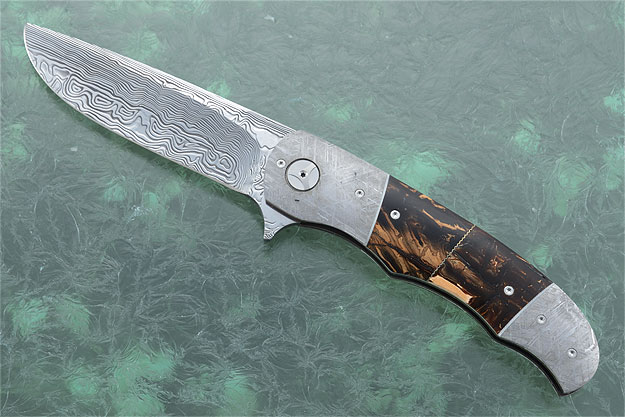 LL-BB Flipper with Mammoth Ivory and Meteorite (IKBS)