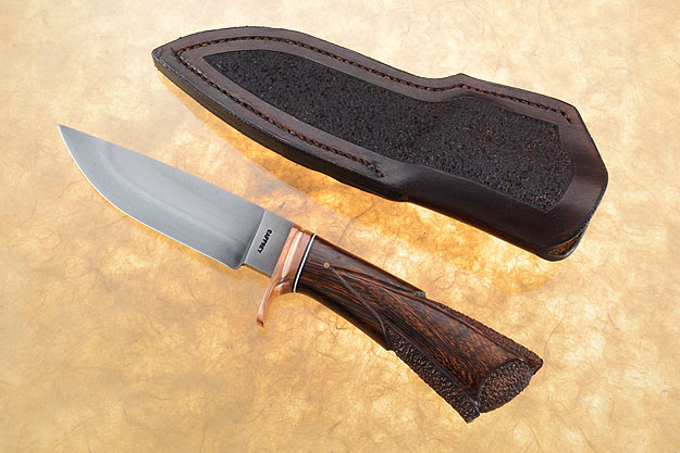 Hunter with Carved Ironwood
