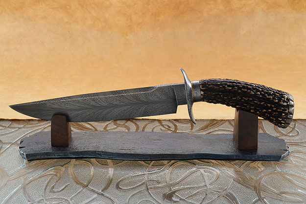 Chief Seattle Feather Damascus Bowie
