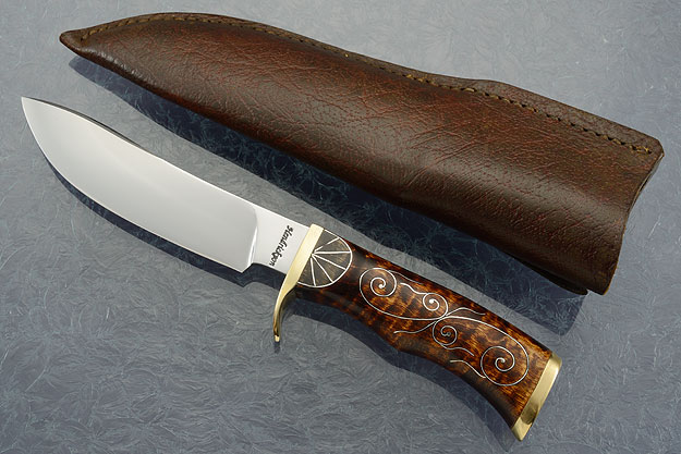 Green River Skinner with Silver Scrolls