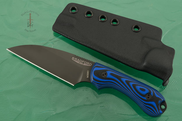 Guardian 3 - 3D Black and Blue G10, DLC Blade, Wharncliffe