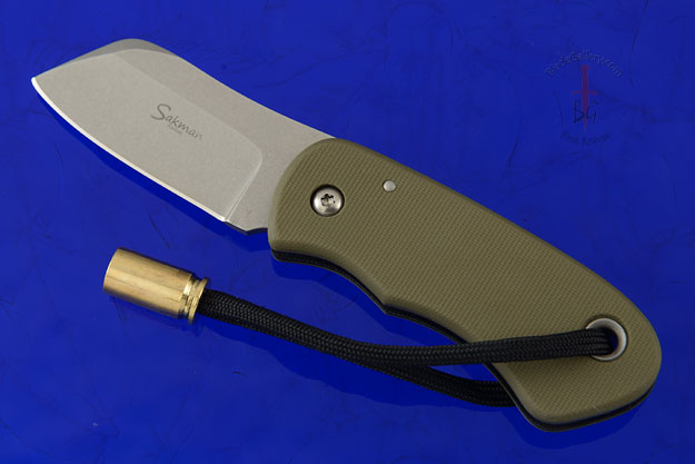 Chappy Friction Folder with OD Green and Black G-10