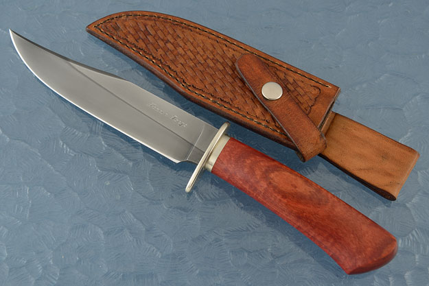 Gentleman's Clip Point Bowie with Red Ivory
