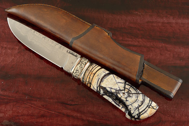 Nordic Hunter with Crosscut Mammoth and Damascus