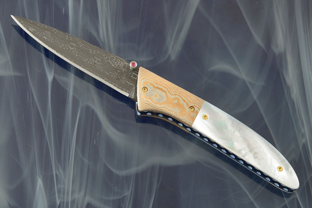 Small Model #6 Folder with Whitelip Mother of Pearl