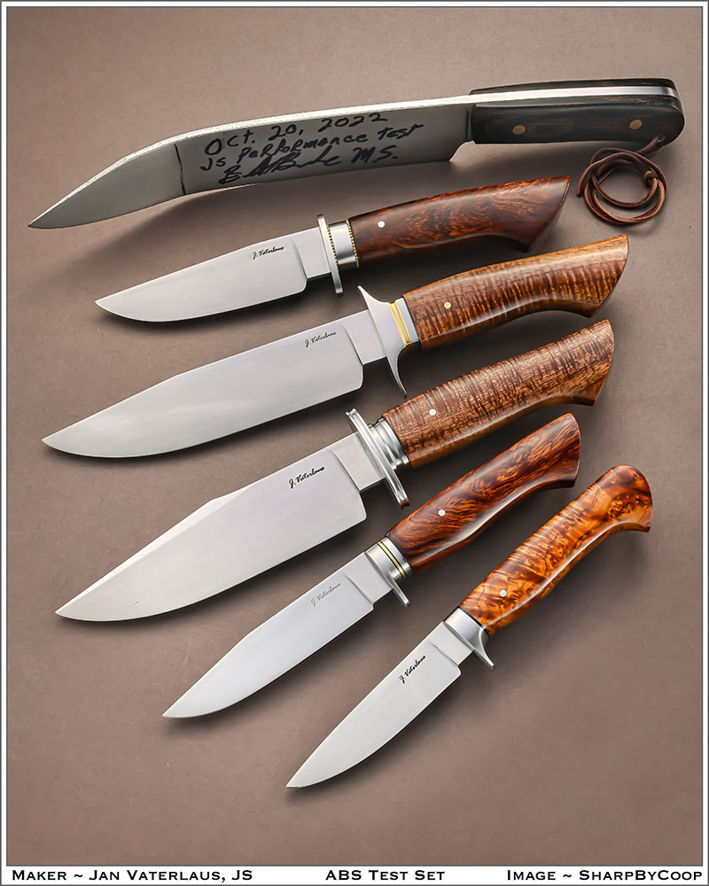 JS Test Knives by Jan Vaterlaus, J.S.