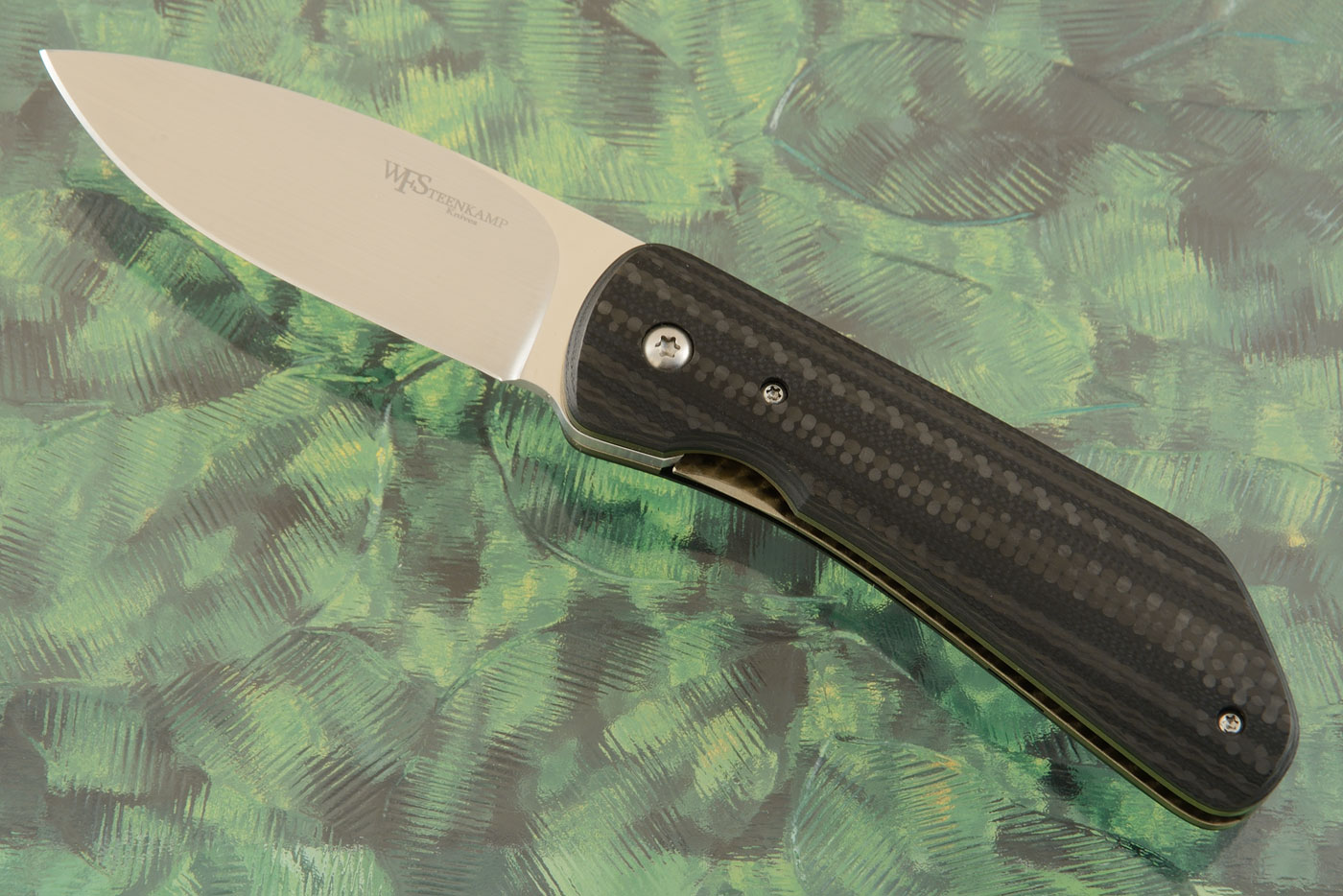 Swift Front Flipper with Stacked Carbon Fiber and Black G-10 (IKBS)