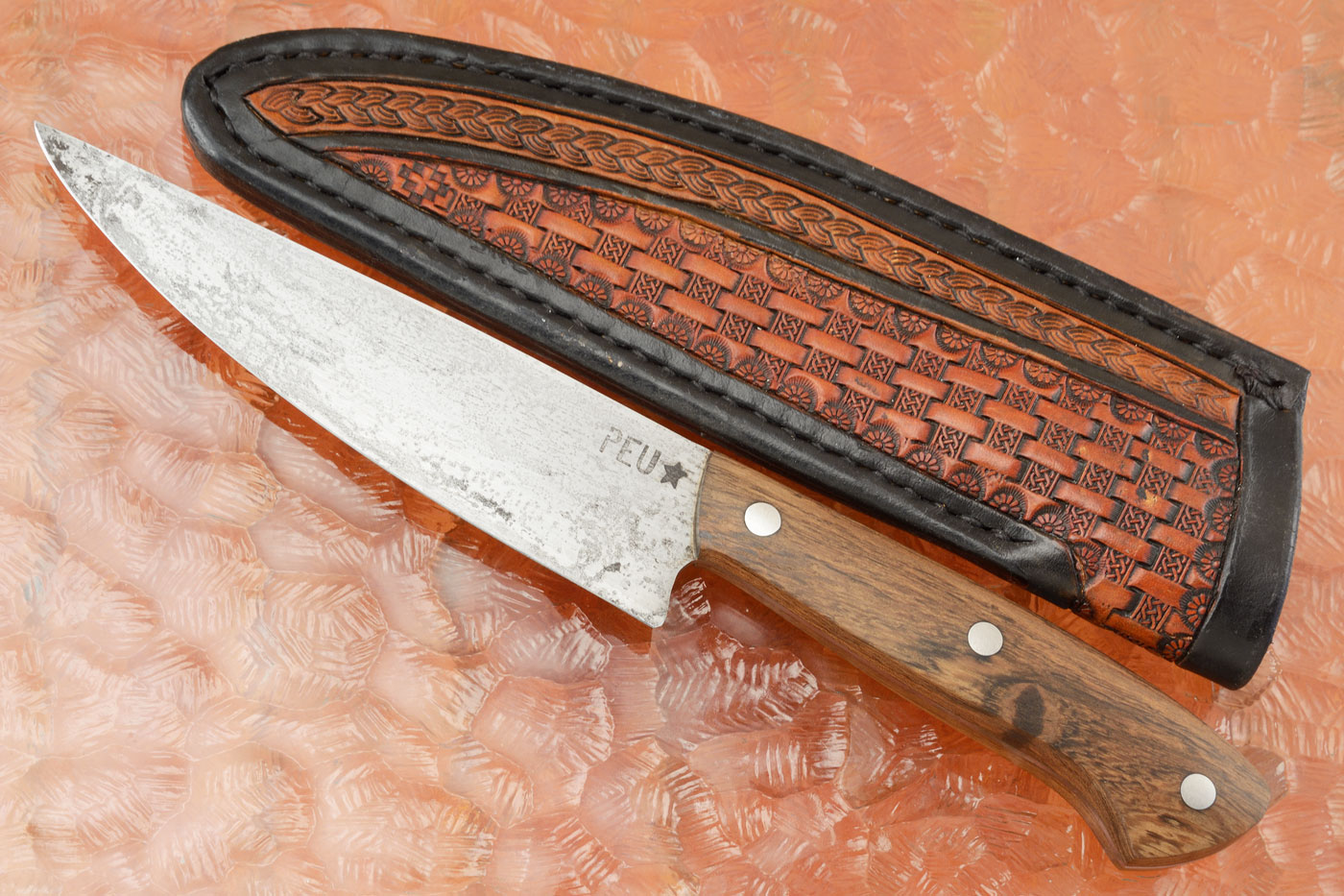 Chef's Utility Knife (Parrillero) with Lapacho and O2 Carbon Steel