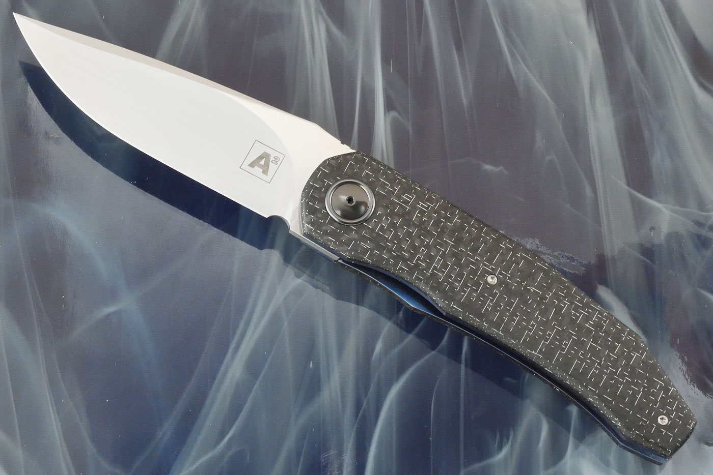 A9 Front Flipper with Nitrobe 77 and Silver Strike Carbon Fiber (Dual Row Ceramic IKBS)