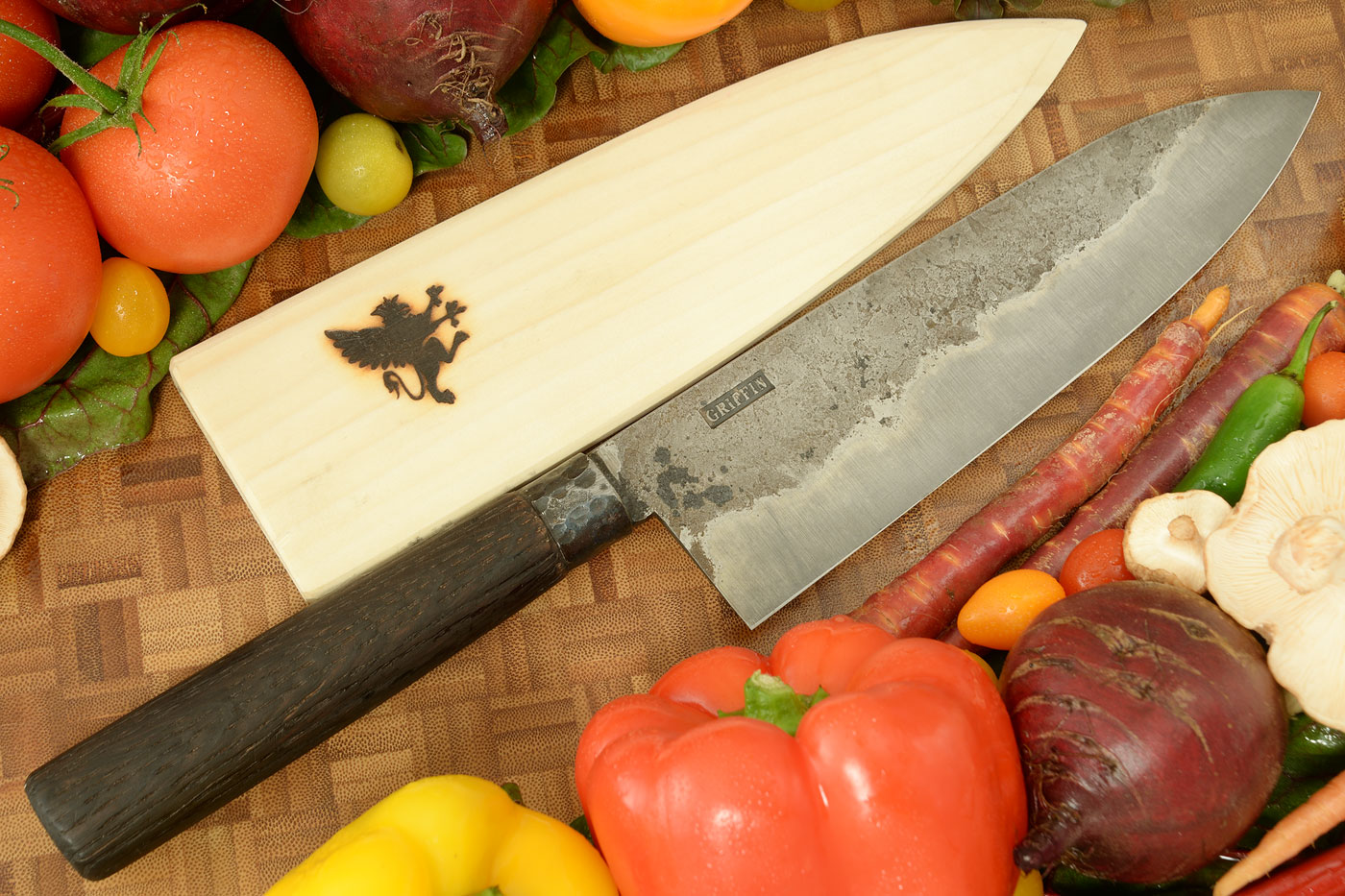 Chef's Knife (8-1/4 in.) with Burnt Oak
