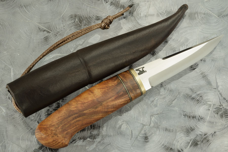 Hunter/Utility (Model L) with Camphor Burl and Tambotie
