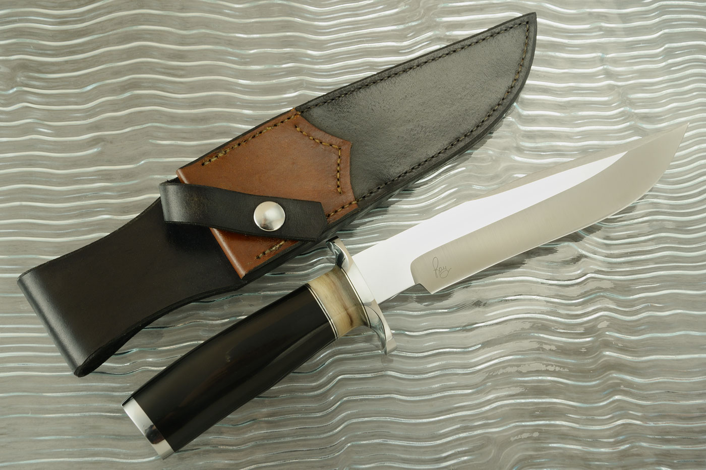 Bowie with Buffalo and Sheep Horn