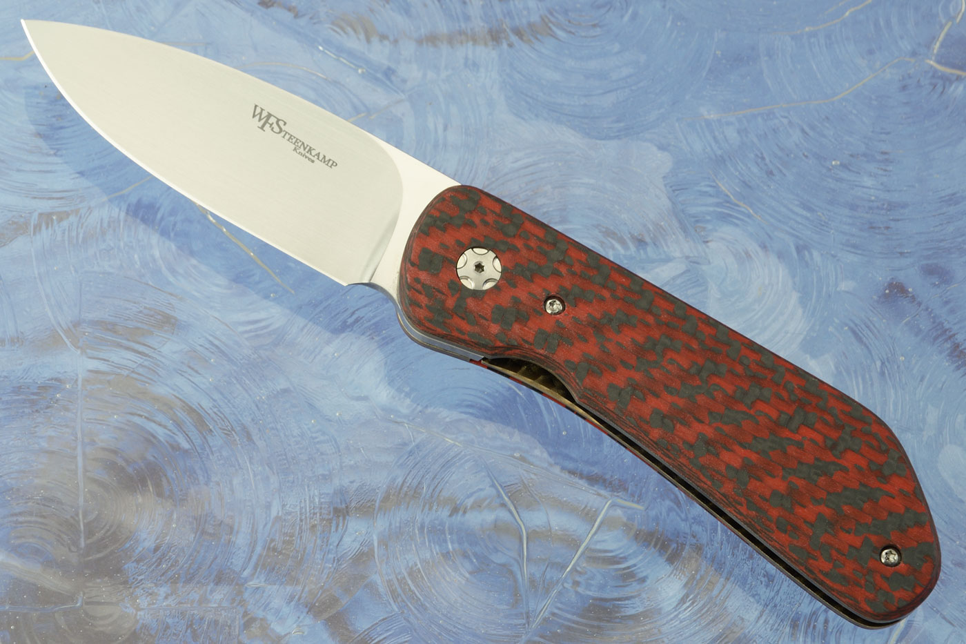Swift Front Flipper with Red Carbon Fiber (IKBS) - M390