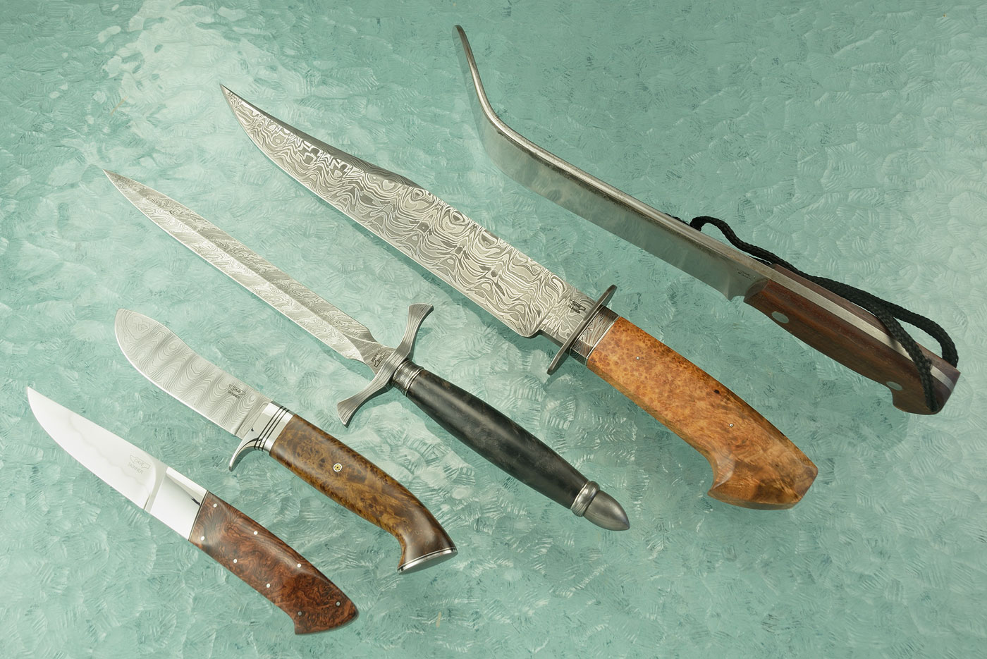Knifemakers' Guild of Southern Africa Guild Set (4 Knives and Performance Test Blade)