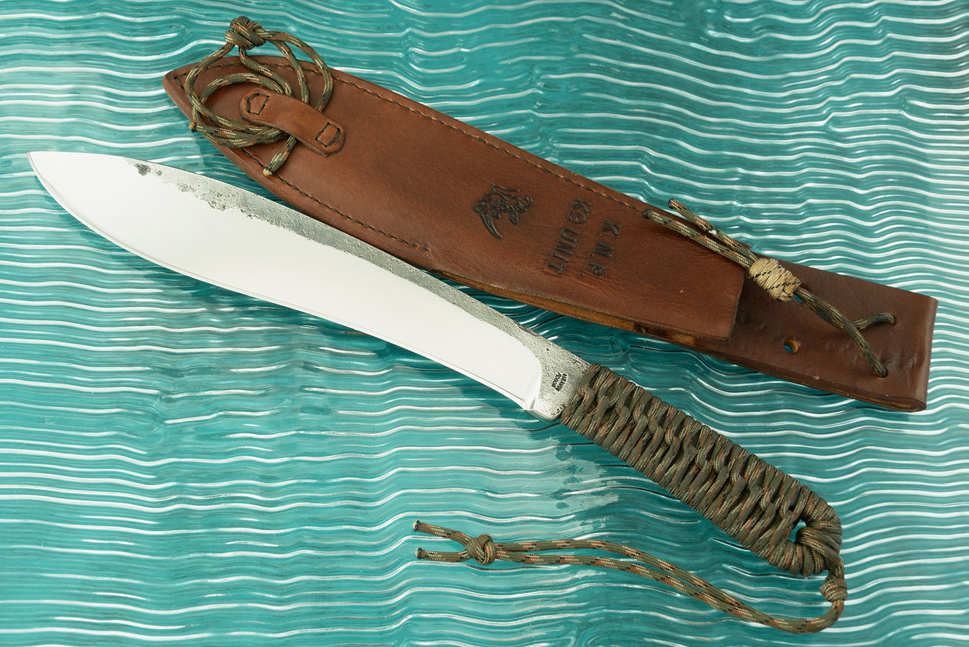 Rhino Bolo/Machete Camp Knife with Cord Wrap