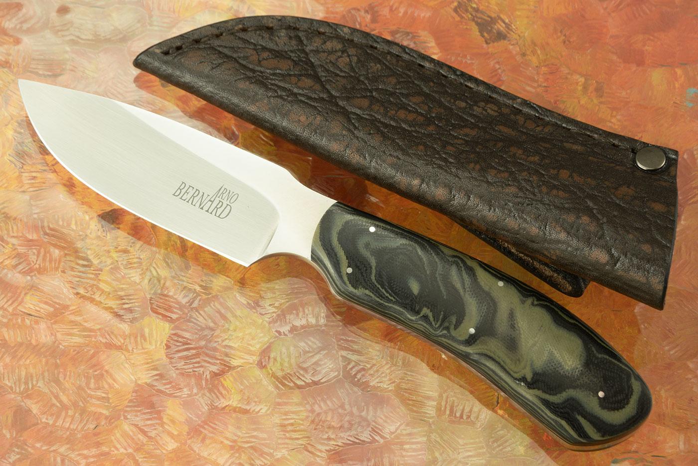 Drop Point Hunter with Camo G10