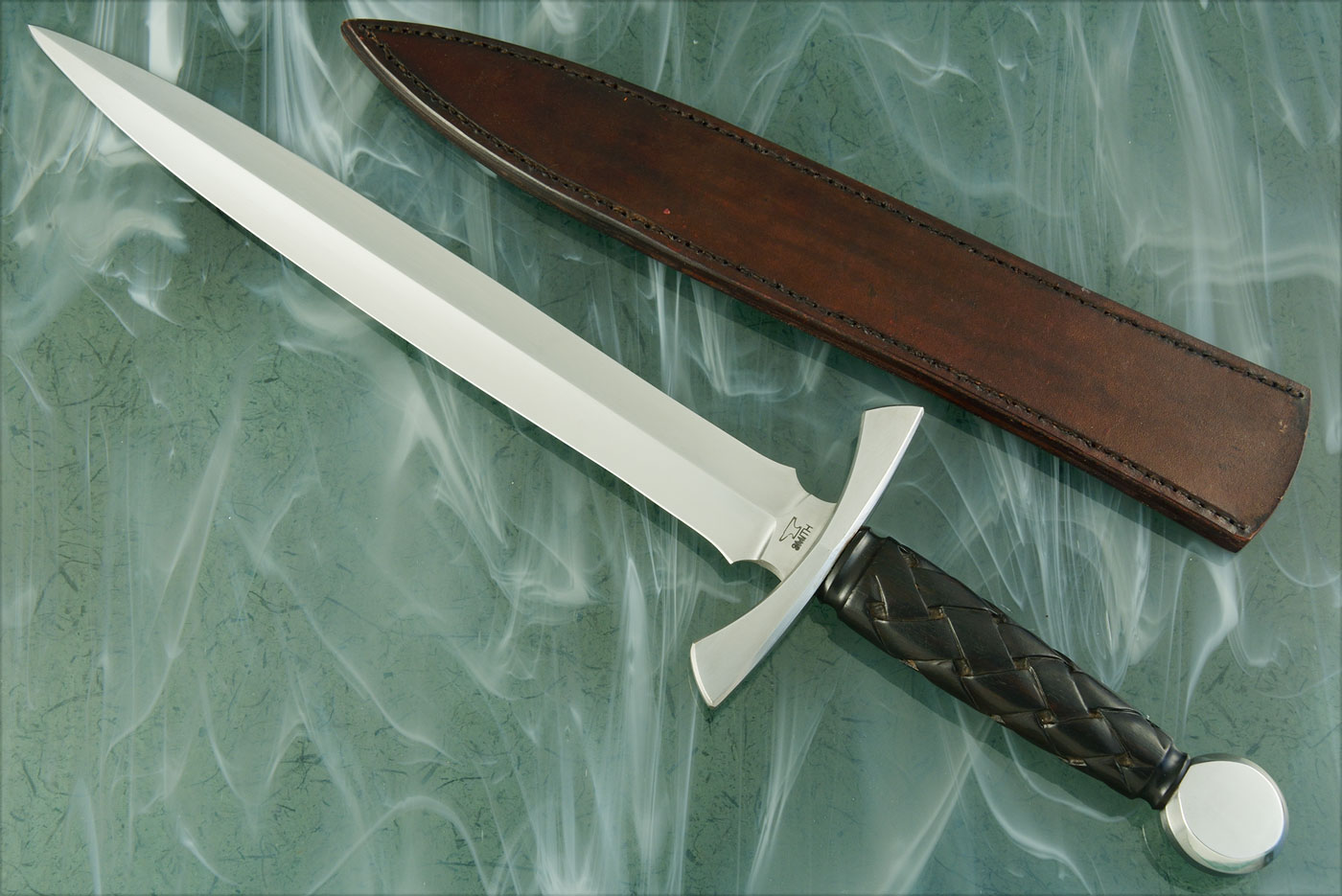 Dagger with Carved African Blackwood
