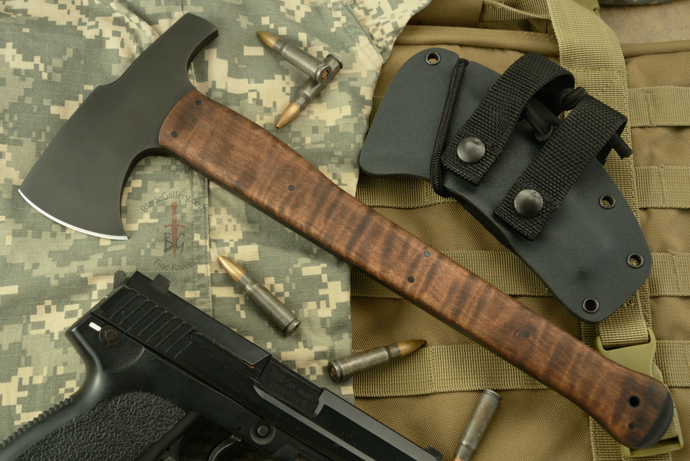Hammer Combat Axe with Maple