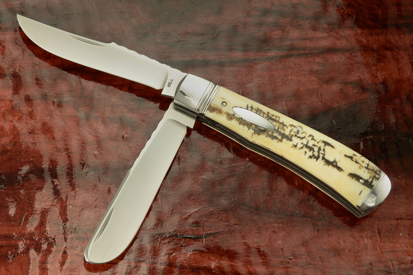 Double Blade Trapper with Mammoth Ivory