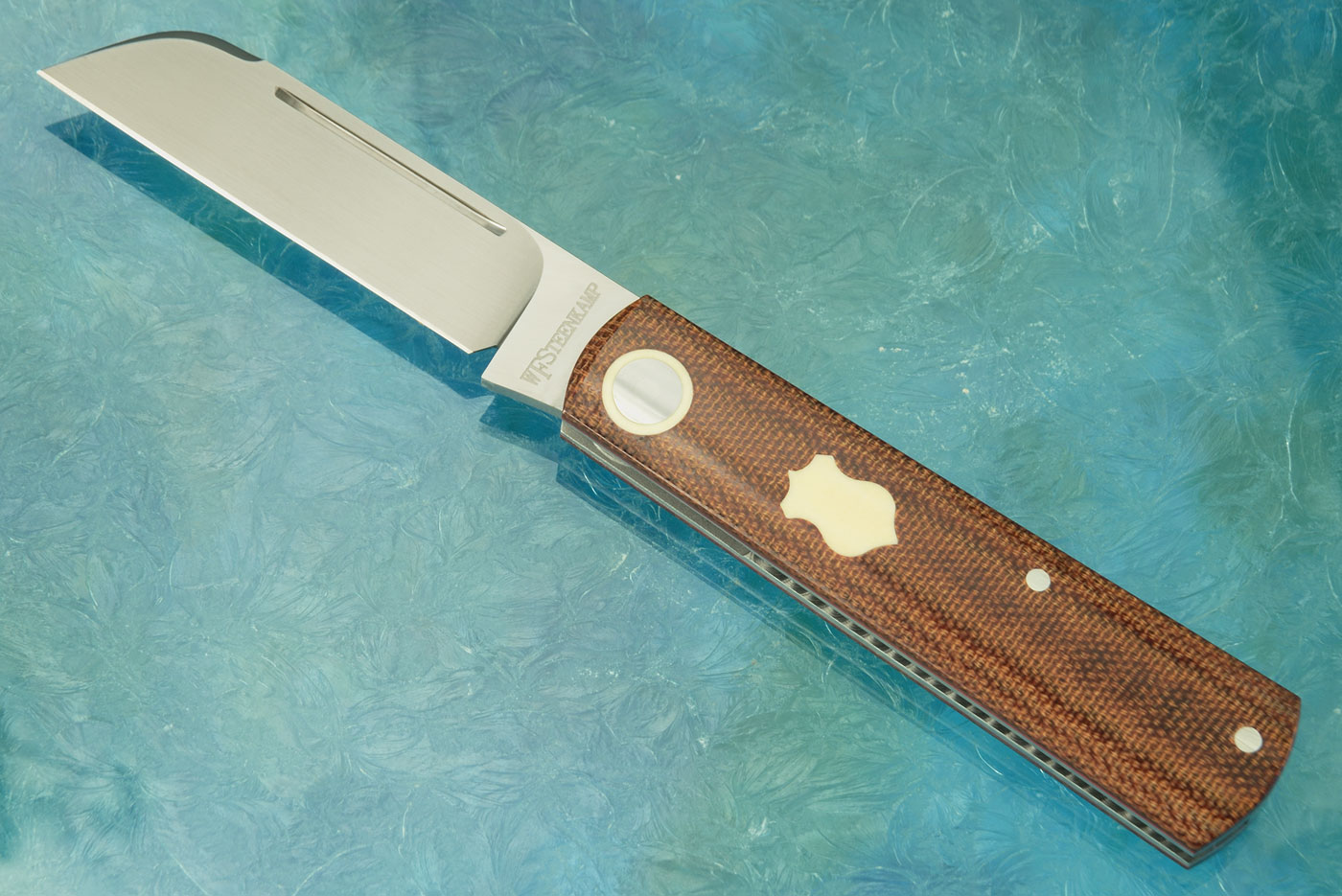 Barlow Slipjoint with Canvas Micarta and Westinghouse Micarta Inlays - RWL-34