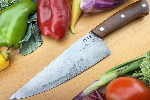Chef's Knife (Cocinero 180mm) with Urunday and O2 Carbon Steel