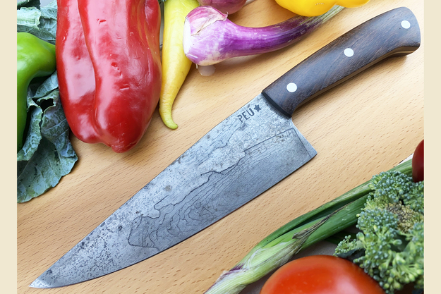 Chef's Knife (Cocinero 180mm) with Lignum Vitae and O2 Carbon Steel