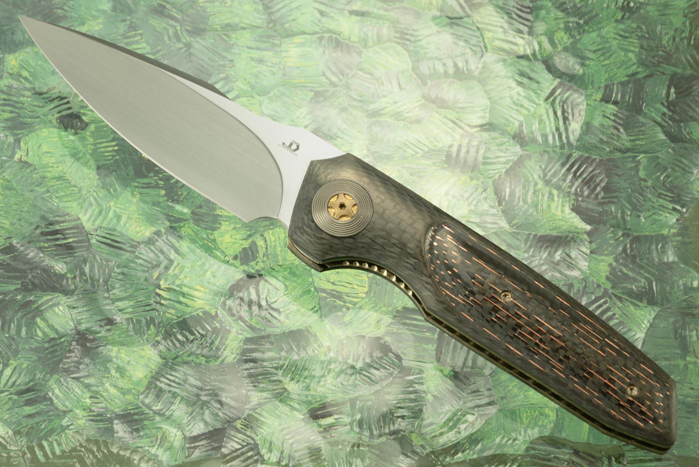 Silver Front Flipper with Copper Wire Carbon Fiber (IKBS)