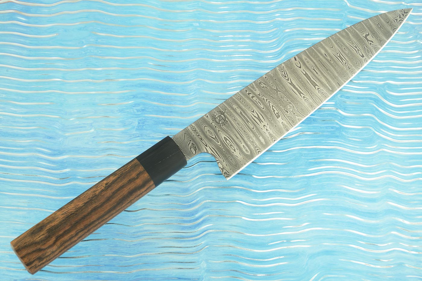 Damascus Chef's Knife (Gyuto) with Bocote - 8