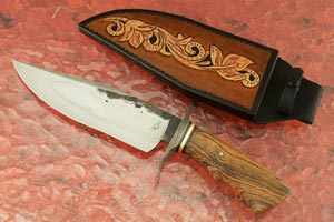 Basketweave Damascus Chefs Knife – Ben Akin Knives
