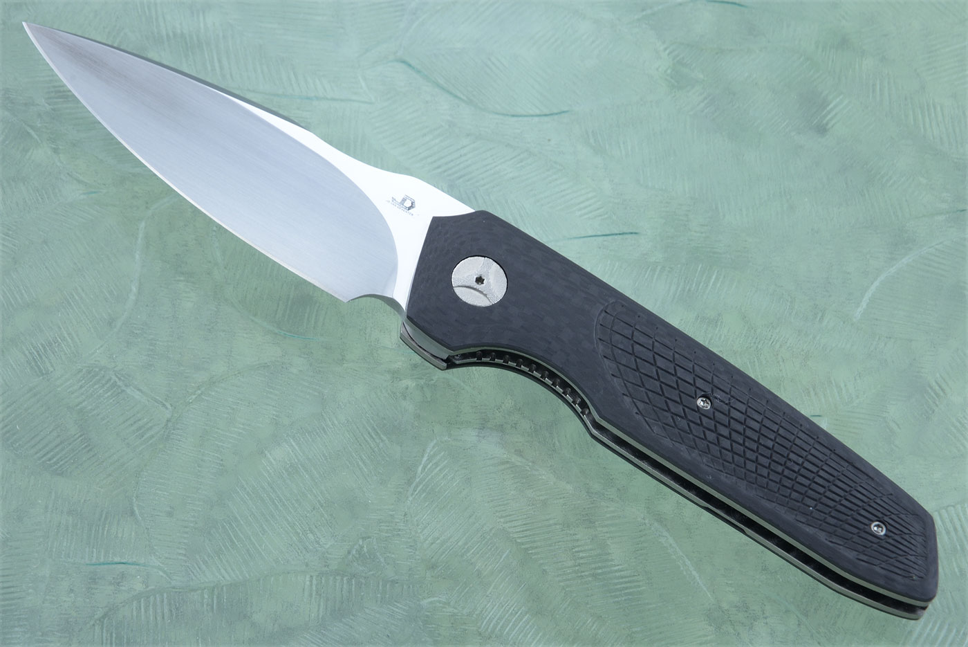 Silver Front Flipper with Fluted Carbon Fiber (IKBS) - CPM-154