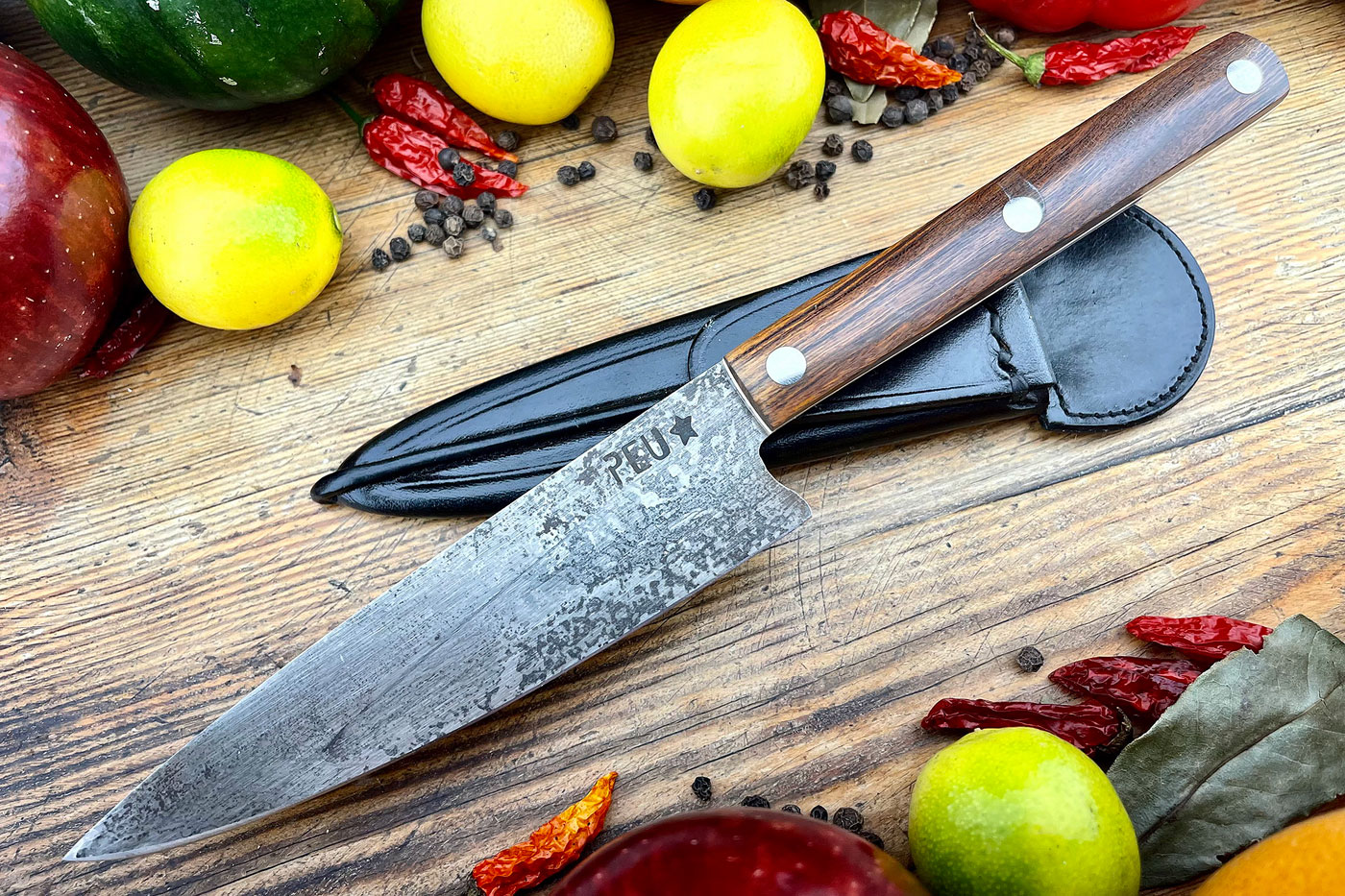 Utility Knife with Ironwood (5