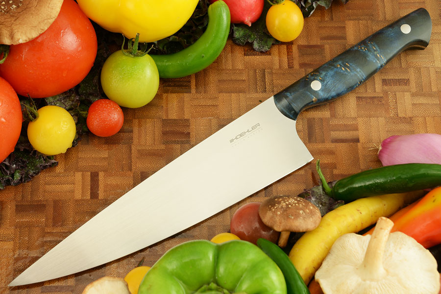 Chef's Knife (8-1/2 in) with Maple Burl