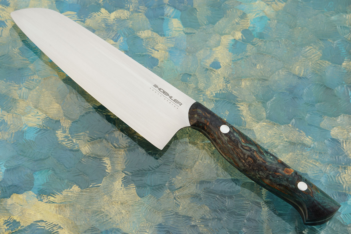 Chef's Knife - Santoku (6-1/4 in) with Maple Burl