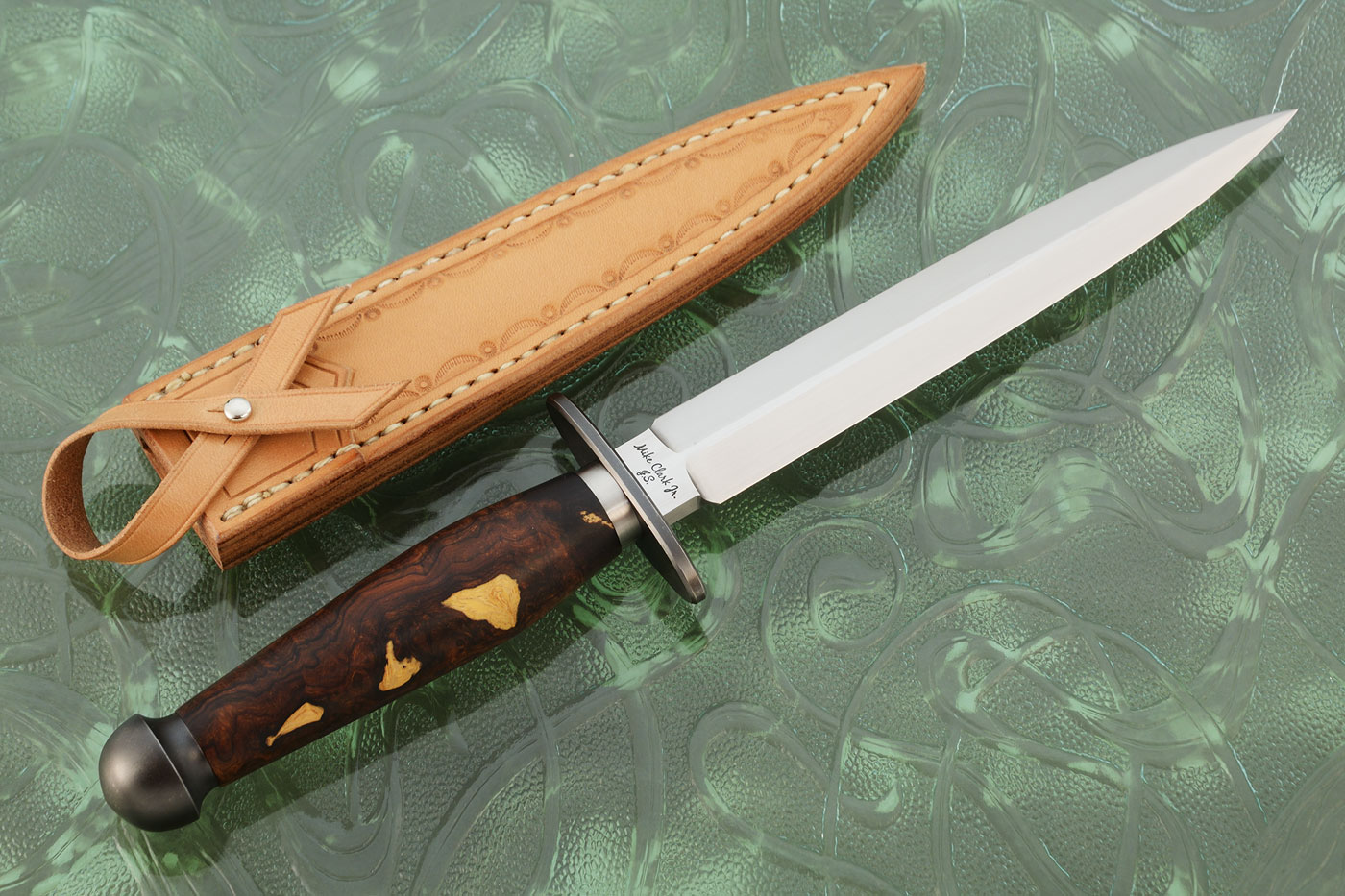 Dagger with Ironwood and Wrought Iron