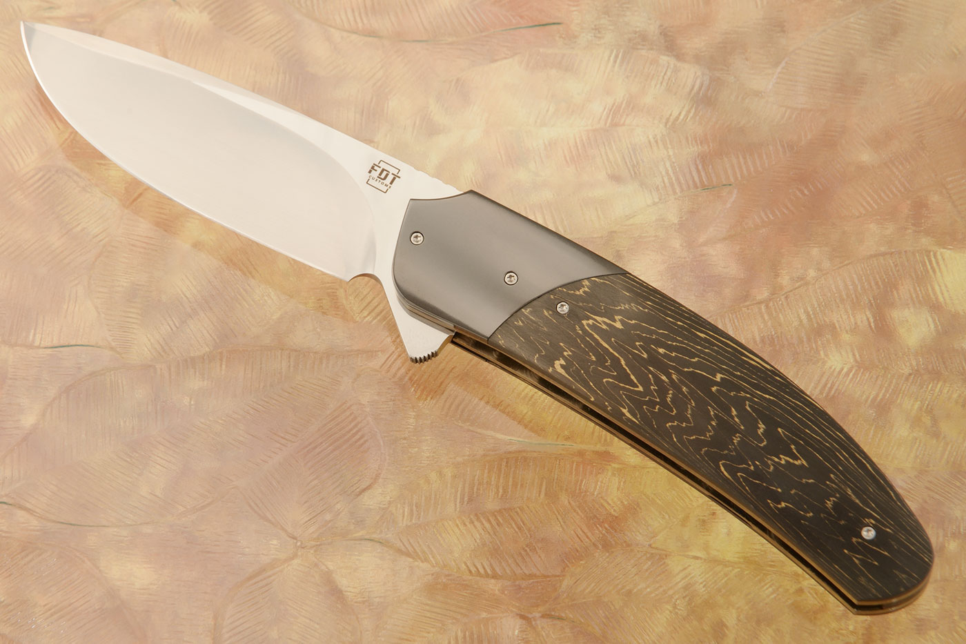 TF-3 Flipper with Gold Light FatCarbon and Zirconium - RWL-34