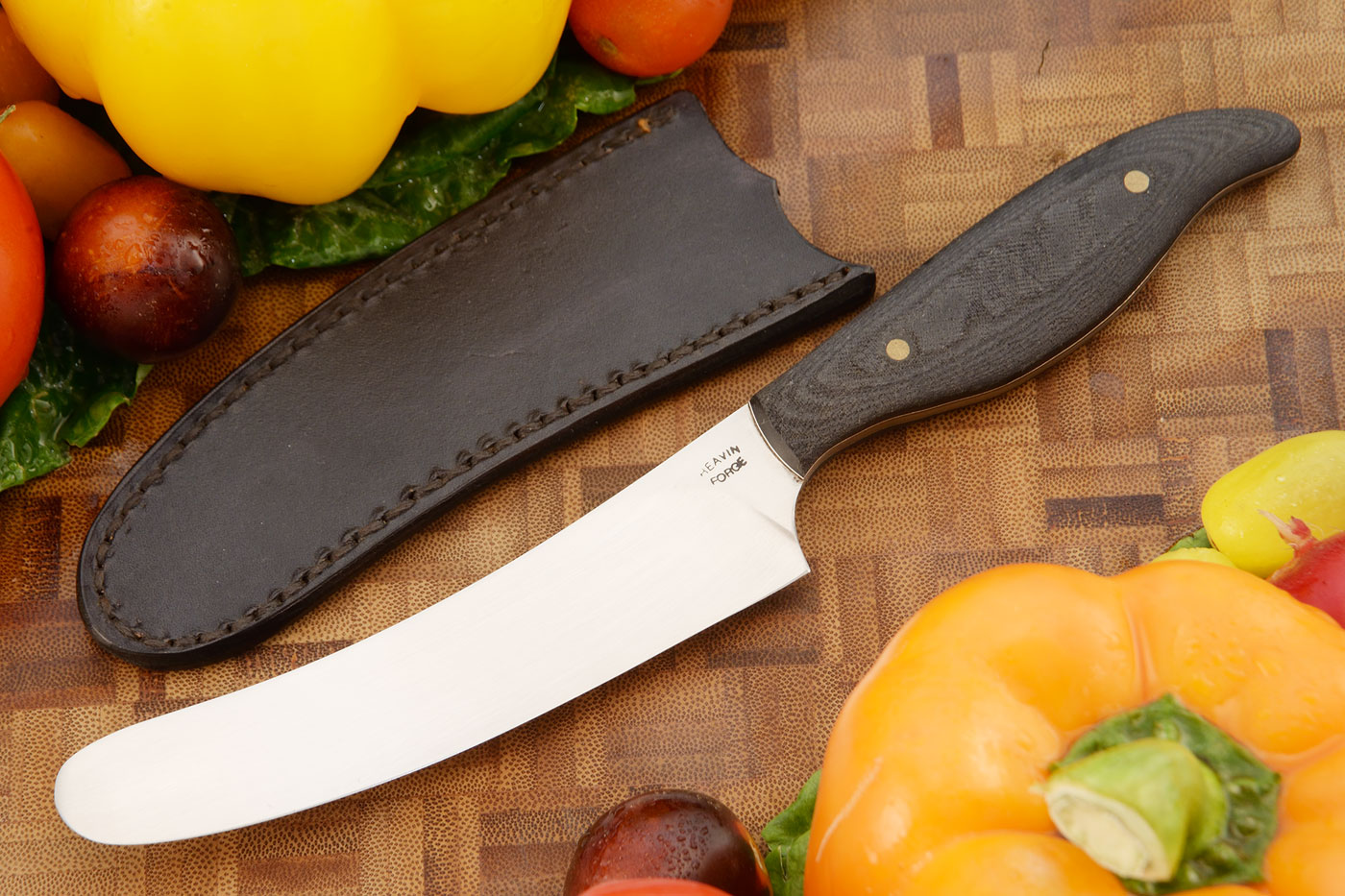 Sandwich Knife with Black Micarta