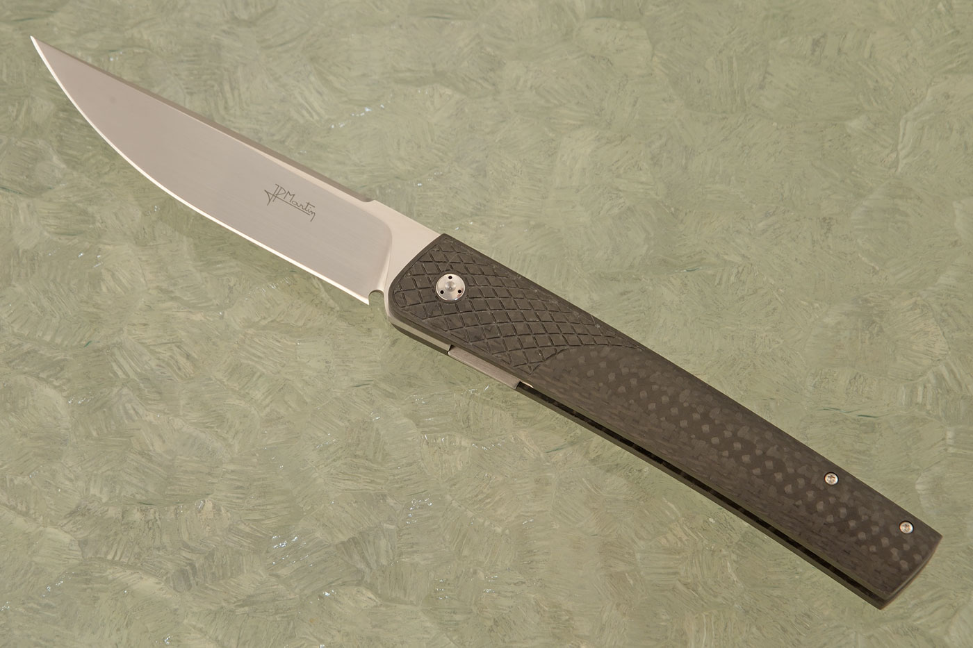 Grand Basic Light Front Flipper with Checkered Carbon Fiber - RWL-34