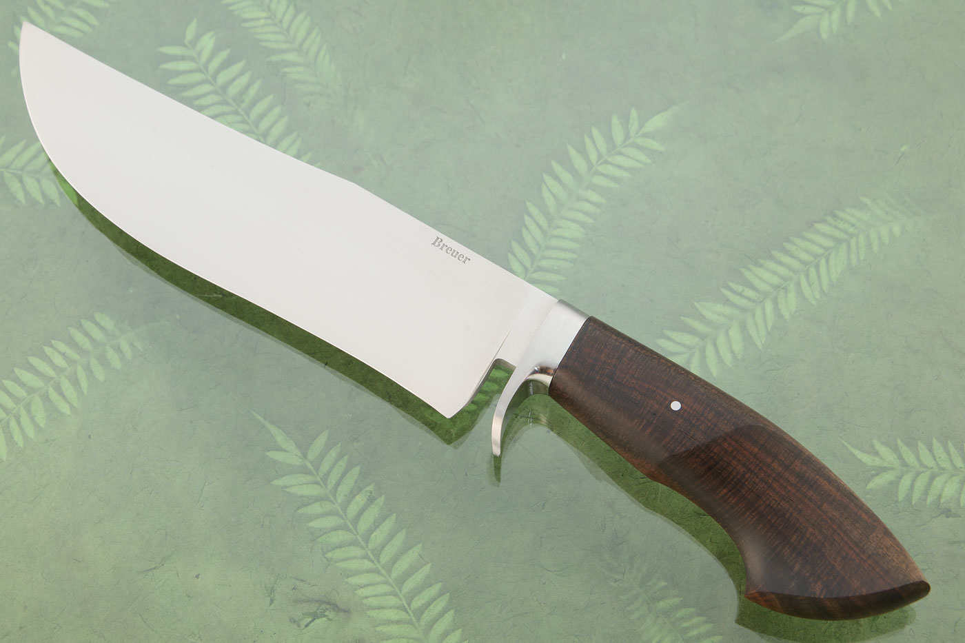 Recurve Camp Knife with Siamese Rosewood - <i>Journeyman Test Knife</i>