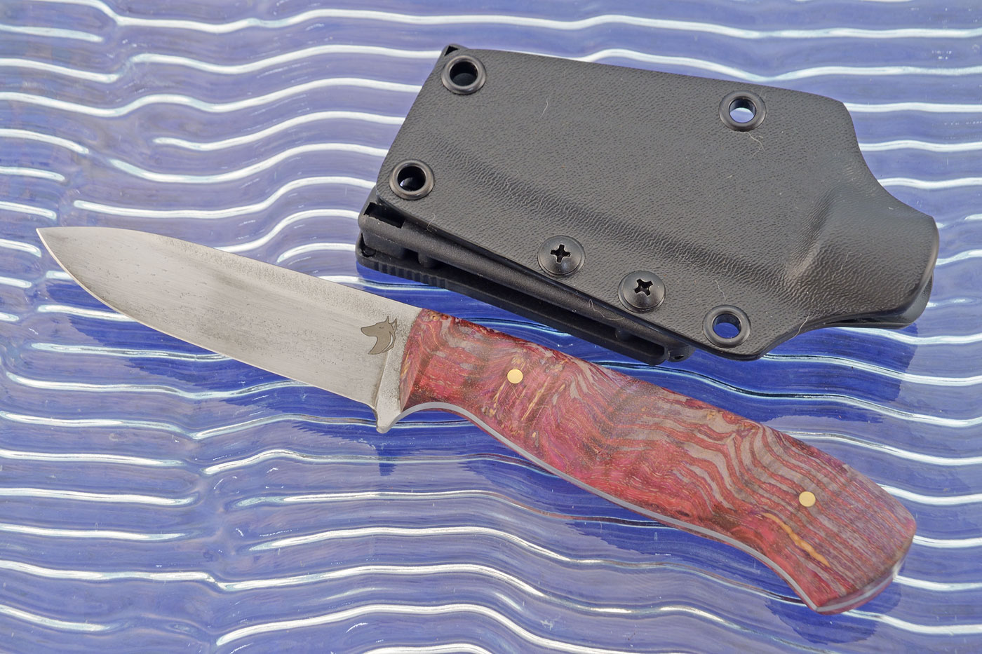 AT1 Belt Knife with Maple Burl