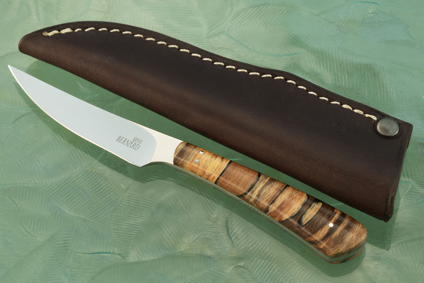 Bird & Trout with Spalted Beech